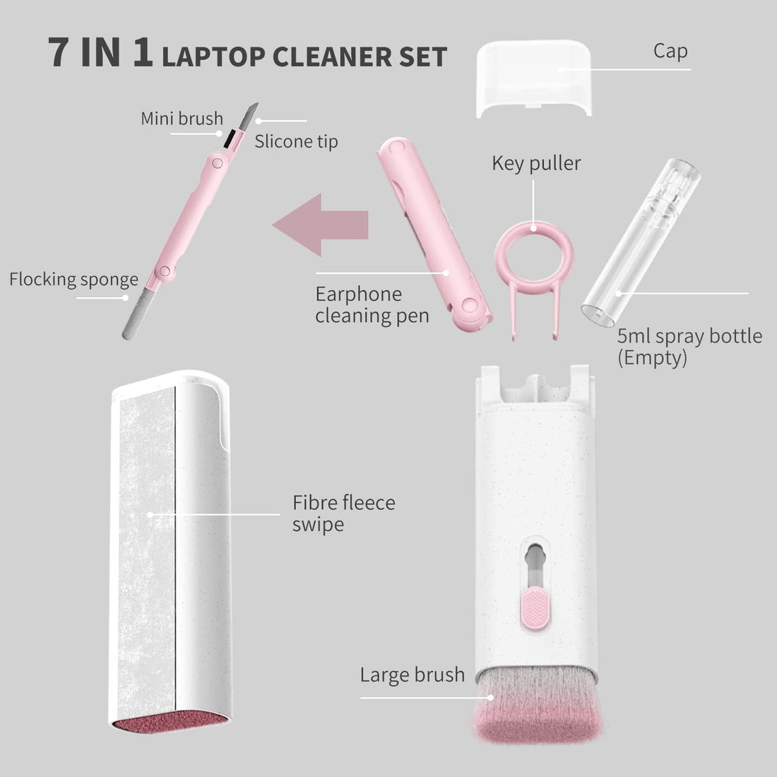 7 in 1 Cleaner Brush Kit