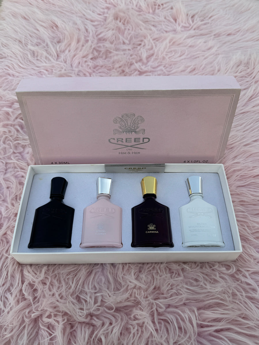 CREED GIFT SET 4x30ml ( FOR HIM & HER )