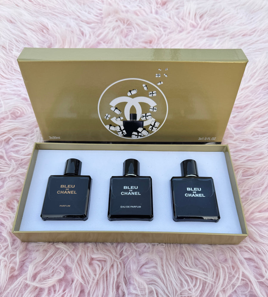 BLEU DE CHANEL Gift Set 3x30ml (For Men)