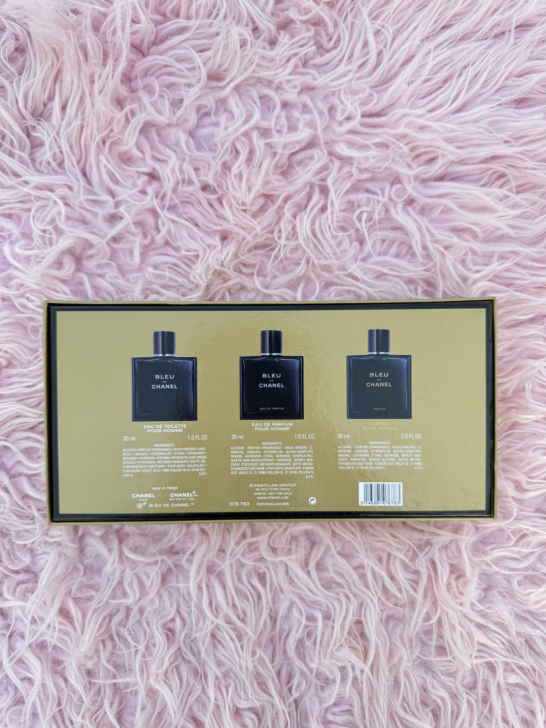 BLEU DE CHANEL Gift Set 3x30ml (For Men)