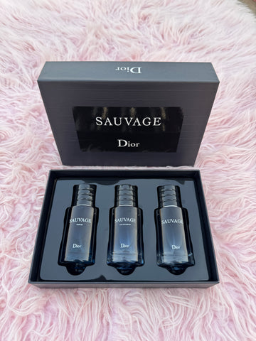 DIOR SAUVAGE Gift Set 3x30ml (For Men)