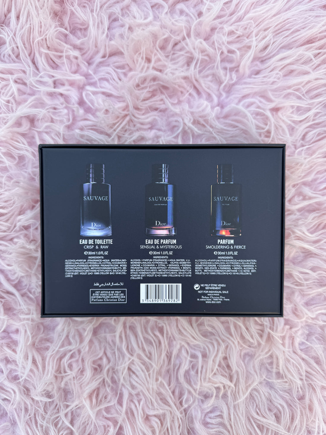 DIOR SAUVAGE Gift Set 3x30ml (For Men)