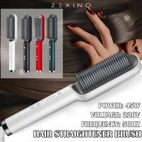 Portable Hair Straightener Brush