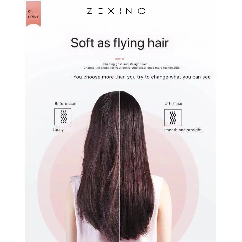 Portable Hair Straightener Brush