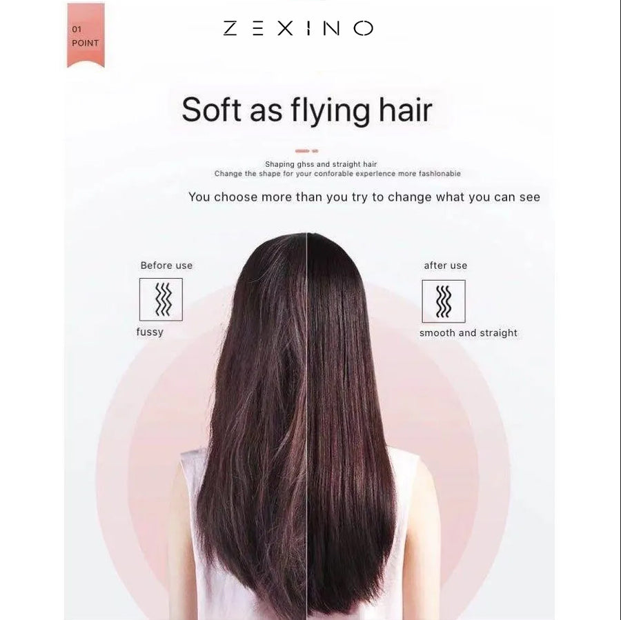 Portable Hair Straightener Brush