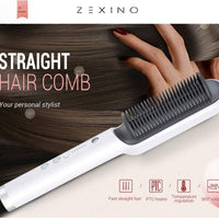 Portable Hair Straightener Brush